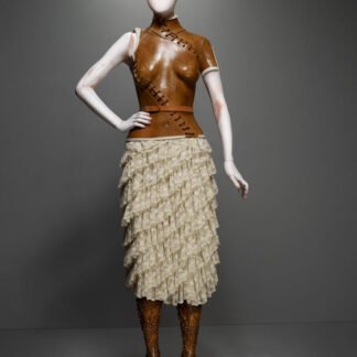 Alexander McQueen 1999 SS leather piece