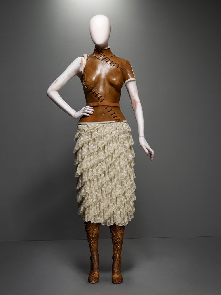 Alexander McQueen 1999 SS leather piece