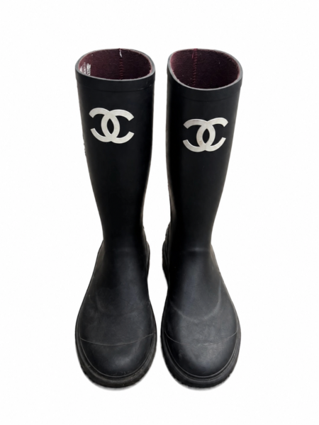 Chanel Rain Boots