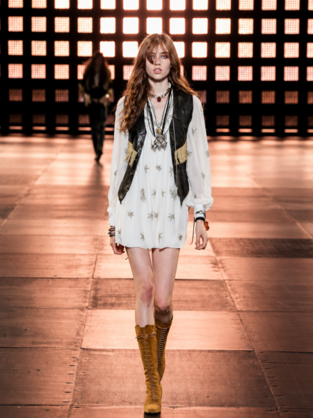 Runway Saint Laurent 2015 "Pysch Rock" by Hedi Slimane