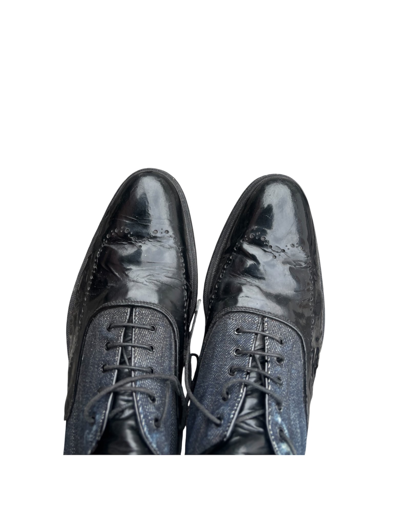 Jean Paul Gaultier Shoes Denim / Charol - Imagen 2